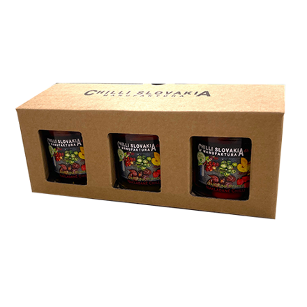 Darčekový box 3x Nakladané chilli papričky